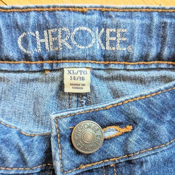 Cherokee Jean Shorts - Girl's Size 14 - Picture 3 of 3